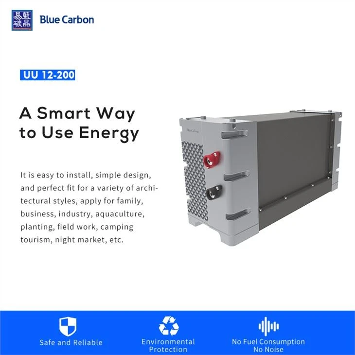 Blauer Carbon 200AH Lithium -Ionen -Batterien 12,8 V für Solarenergiesystem
